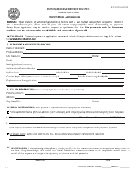 Form RV-F1313201 Surety Bond Application - Tennessee