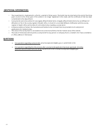 Form RV-F1313201 Surety Bond Application - Tennessee, Page 3