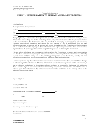 Form ASD3:15 Request for Character &amp; Fitness Review as Required for Reinstatement or Transfer of License Status - Nebraska, Page 28