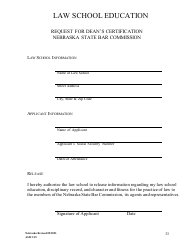 Form ASD3:15 Request for Character &amp; Fitness Review as Required for Reinstatement or Transfer of License Status - Nebraska, Page 36