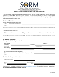 Document preview: Agency Claims Coordinator Rmis User License Request - Texas