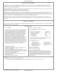 DD Form 1351-2 Travel Voucher or Subvoucher, Page 2
