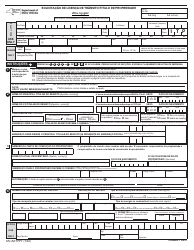 Form MV-82ITPP In-transit Permit/Title Application - New York (English/Portuguese)