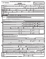 Form MV-82ITPAL In-transit Permit/Title Application - New York (English/Albanian)