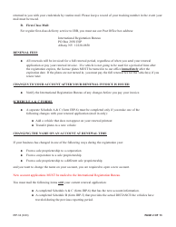 Form IRP-34 Irp Renewal Packet - New York, Page 2