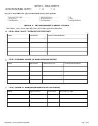 Form 400-00813A Financial Affidavit - Vermont, Page 3