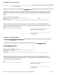 Form 700-00196 Petition for Delayed/Amended/Corrected Certificate of Civil Marriage - Vermont, Page 4