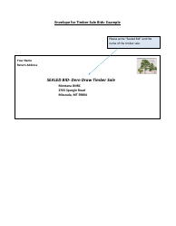 Bid for Advertised Timber - West and Pieces - Montana, Page 2