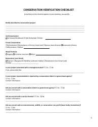 Montana Conservation Seedling Nursery Order Form - Montana, Page 6