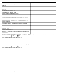 APHIS Form 264-R Facility Environmental Inventory Report, Page 2