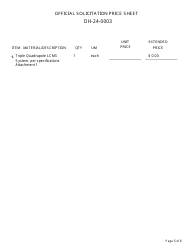 Form DH-24-0003 Bid Response Packet - Arkansas, Page 5