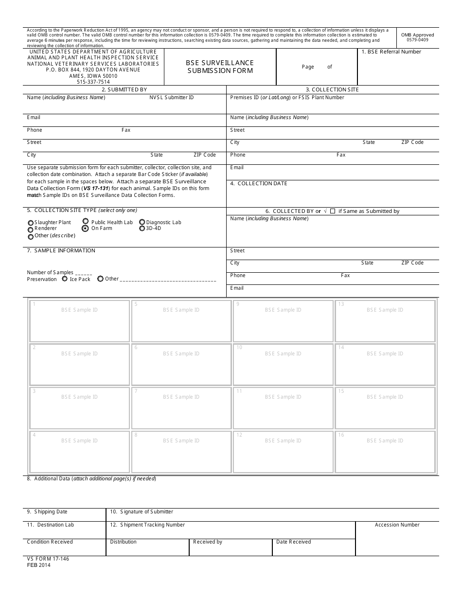 VS Form 17-146 - Fill Out, Sign Online and Download Fillable PDF ...