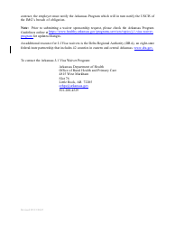 Instructions for J-1 Visa Waiver Program Application - Arkansas, Page 4
