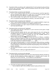 Form CRM101 Petition to Enter Plea of Guilty in Felony Case Pursuant to Rule 15 - Minnesota, Page 3