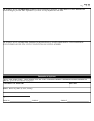 Form 2912 Pre-employment Affidavit for Applicants for Employment at Certain Child Care Operations - Texas, Page 2