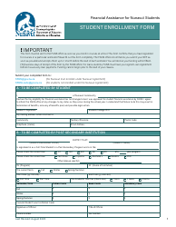 Document preview: Student Enrollment Form - Nunavut, Canada