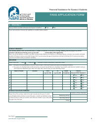 Fans Application Form - Nunavut, Canada, Page 5