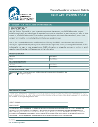 Fans Application Form - Nunavut, Canada, Page 8