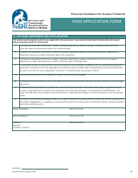 Fans Application Form - Nunavut, Canada, Page 9