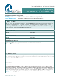 Document preview: Consent for the Release of Information - Nunavut, Canada