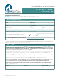 Rent Supplement Application - Nunavut, Canada, Page 2