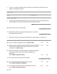 Request for Arbitration of a Fee Dispute - California, Page 2