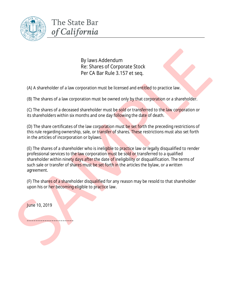 Application for Issuance of a Certificate of Registration as a Law Corporation - California, Page 4