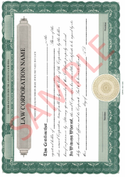 Application for Issuance of a Certificate of Registration as a Law Corporation - California, Page 5