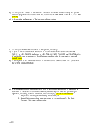 Plan to Operate a Community and Non-transient Non-community Public Water System - Nevada, Page 5