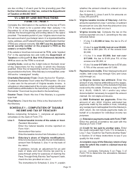 Instructions for Form 770 Virginia Fiduciary Income Tax Return - Virginia, Page 12