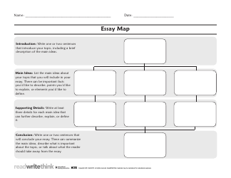 Document preview: Essay Map Template