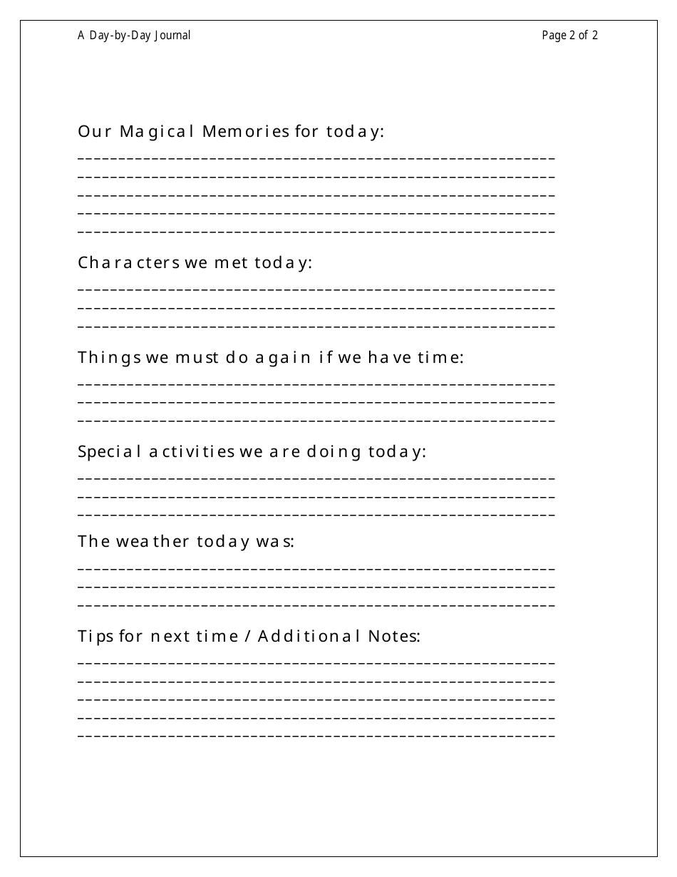 Disney World Vacation Planning Toolkit, Page 23