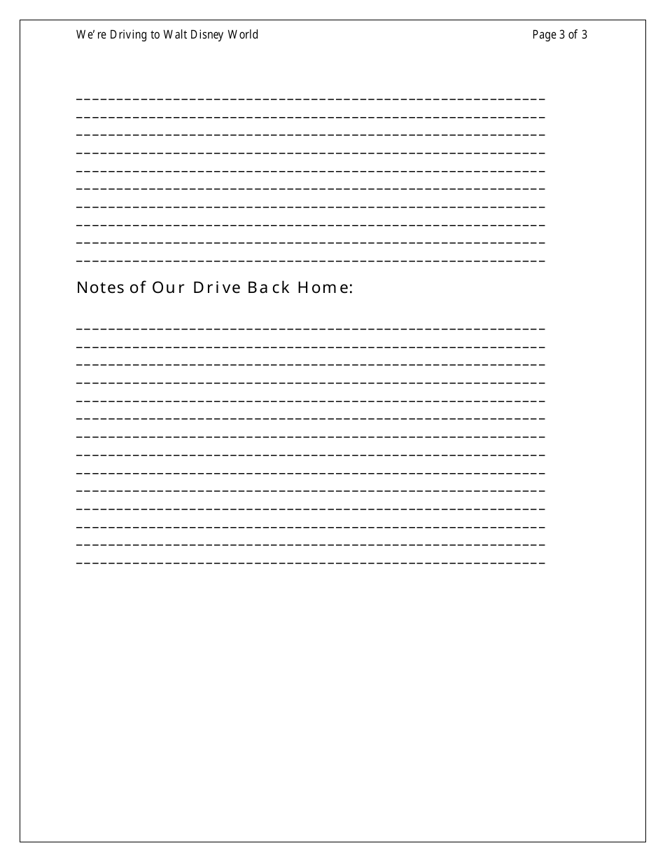 Disney World Vacation Planning Toolkit, Page 9