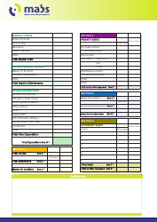 Budget Sheet Template (Euro), Page 2