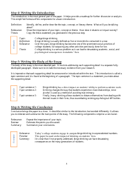 Persuasive Essay Plan, Page 4