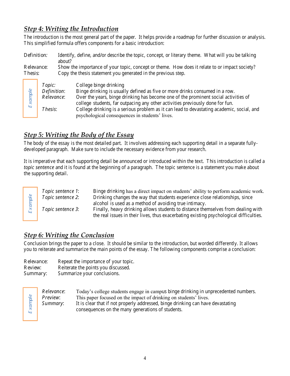 Persuasive Essay Plan, Page 4