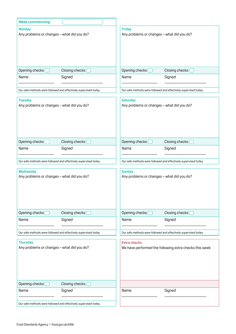 Sfbb Diary Refill / 4-weekly Review - United Kingdom, Page 3