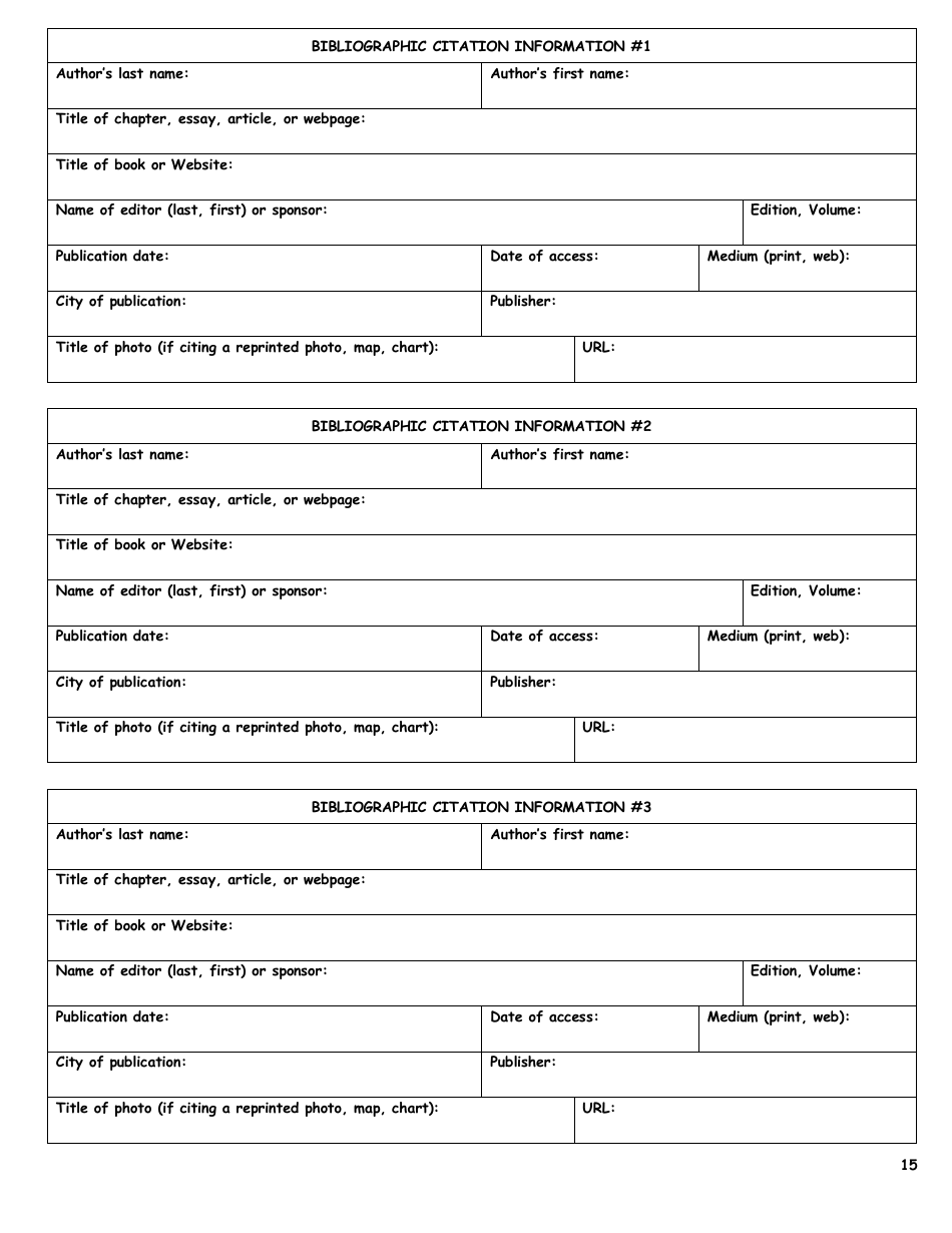 8th Grade Research Paper Outline, Page 15