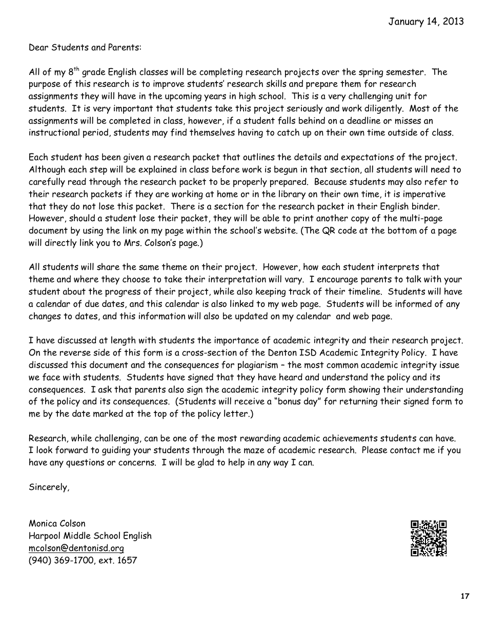 8th Grade Research Paper Outline, Page 17