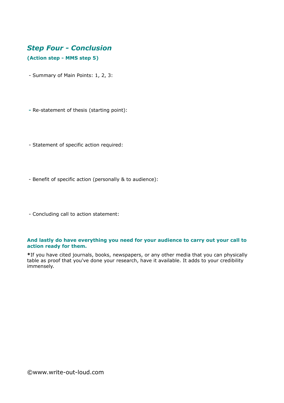 persuasive speech outline template monroe's motivated sequence