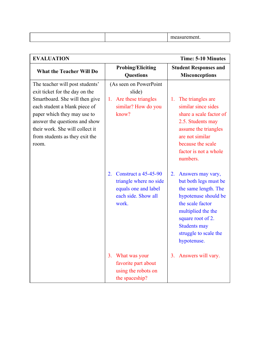 5e Lesson Plan Template Download Printable Pdf Templateroller 1845