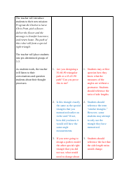 5e Lesson Plan Template, Page 4