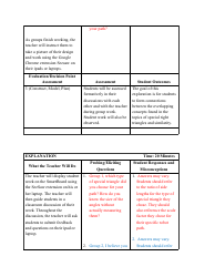 5e Lesson Plan Template, Page 5