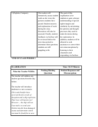 5e Lesson Plan Template, Page 7