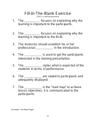 Lesson Planning Template - Ten Reasons for a Lesson Plan, Page 10