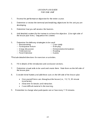 Lesson Planning Template - Ten Reasons for a Lesson Plan, Page 6