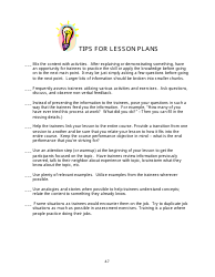 Lesson Planning Template - Ten Reasons for a Lesson Plan, Page 8