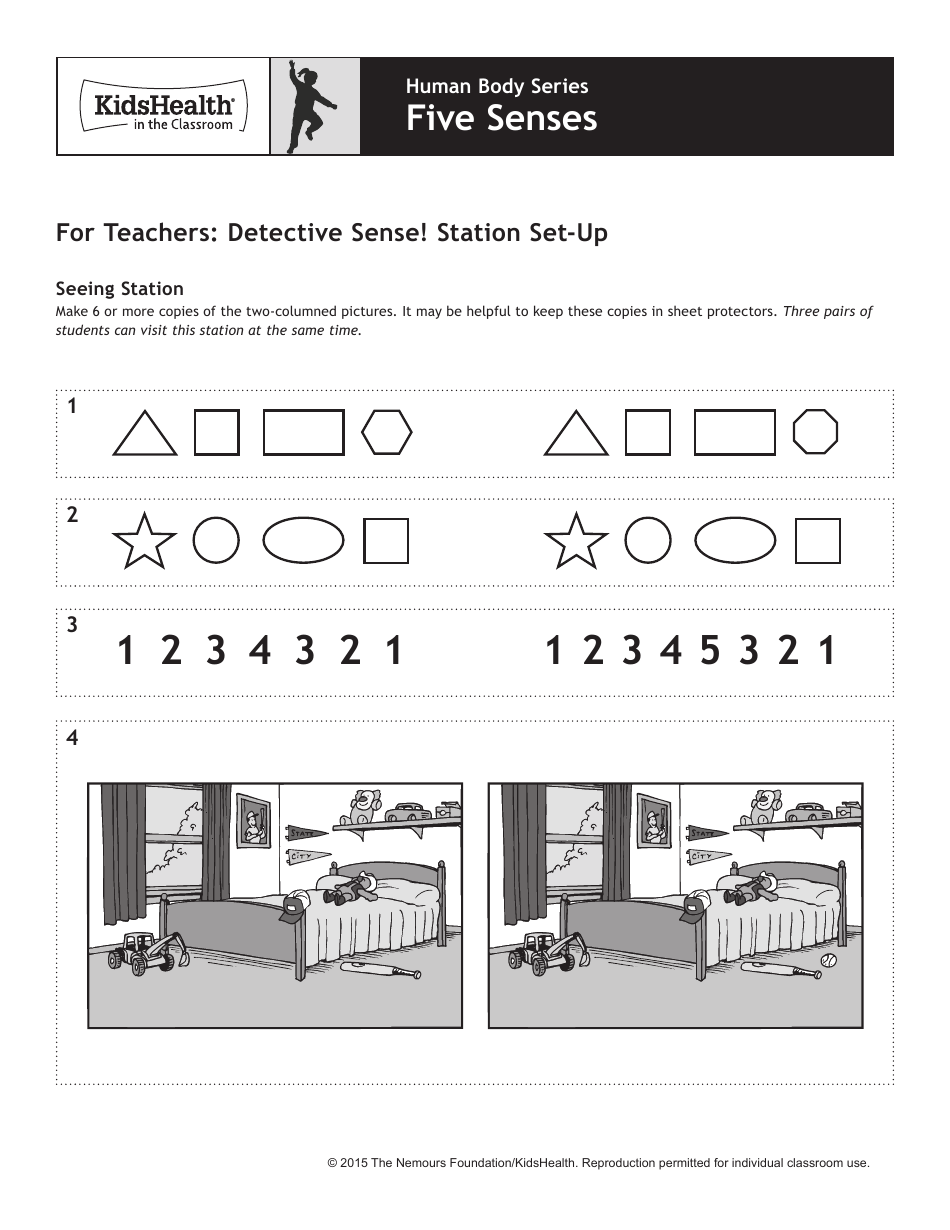 Human Body Five Senses Lesson Plan - Kidshealth, Page 4