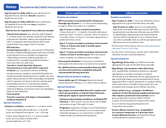 Form CS310021-C Recommended Adult Immunization Schedule for Ages 19 Years or Older - Color, Page 5