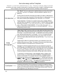 Document preview: 5 Paragraph Narrative Essay Outline Template